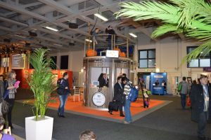 Der Turm des Berliner IT Systemhaus DaPhi auf der ITB Berlin